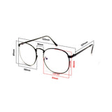 Justice League X Peculiar SUPERMAN Square METAL Frame Anti Radiation Glasses UV400