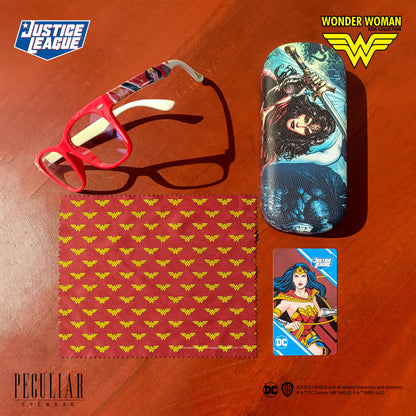 Justice League X Peculiar WONDER WOMAN Kids Collection  Eyeglasses Anti-radiation Computer Eyewear