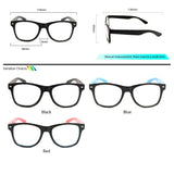 Peculiar  Square BRYAN Anti-Radiation Lenses for Men or Glasses for Women