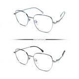 Peculiar RHYS Square B-Titanium Frame Anti Radiation Glasses UV400