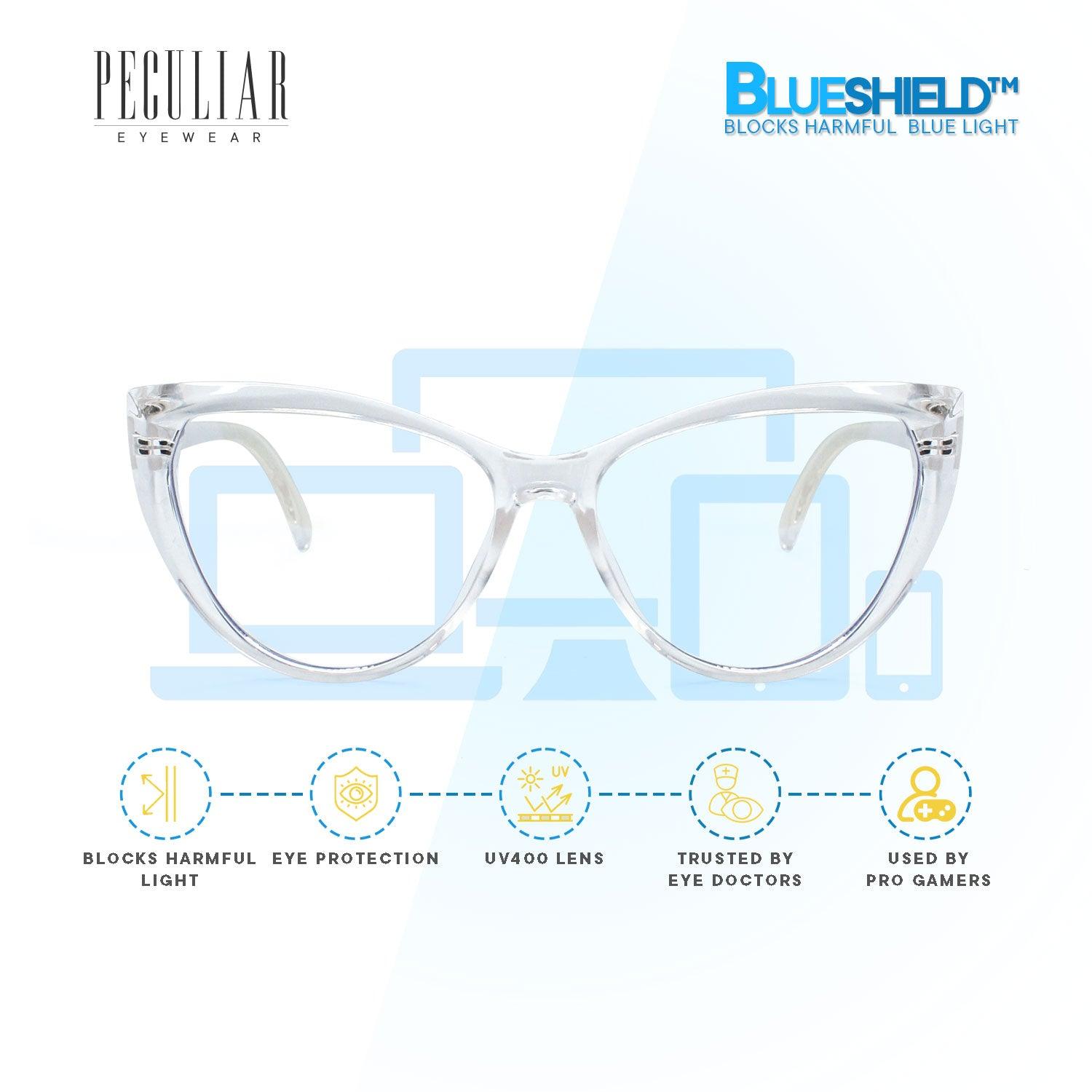 Peculiar SYLVIA Cat Eye Frame Anti Radiation Glasses  UV400 - peculiareyewear